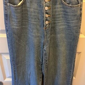 Dyndnm Karlie Classic wide leg Blue Denim Jeans